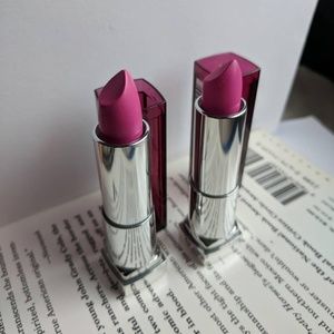 Lot of 2 - Maybelline - Lipstick - Fuchsia Fever